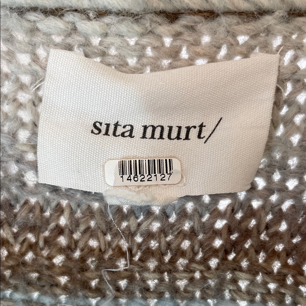 Sita Murt Rib Knit Stripe Cardigan, 40 (US 8) - Picture 2 of 9